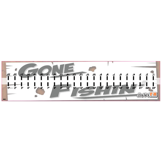 F&H Decals  Fishing Measuring Tape, Fishing Stickers & Decals