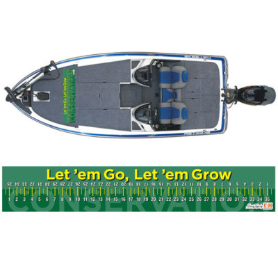 Let ‘Em Go Let ‘Em Grow Carpet/Floor HawgTape Decal